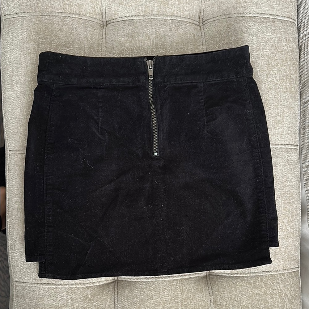 Forever 21 Velour Black Skirt